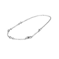 Linked Together Chain Necklace – X Jewellery Classic Silver Necklace With Double Chain, Silver Double Chain Link Necklace, Silver Sterling Double Chain Necklace, Silver Double Chain Link Bracelet, Sterling Silver Link Necklace With Double Chain, Classic Silver Necklace With Hook And Links, Elegant Silver Cable Chain Bracelet, Elegant Silver Double Chain Bracelet, Silver Oval Link Jewelry With Double Chain