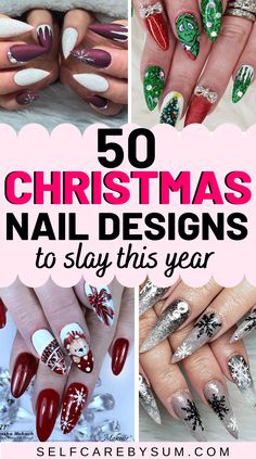 Short Christmas Nails, Christmas Nails Short, Christmas Nails Simple, Christmas Nails Designs, Xmas Nail Designs, Christmas Nails Winter, Nail Noel, Christmas Nail Design