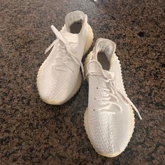 Yeezy 350 Boost In Really Good Condition, In The Color White, And A Size Women’s Six Yeezy White, Yeezy 350 Boost, The Color White, Shoes Yeezy, 350 Boost, Yeezy 350, Yeezy Shoes, Yeezy Boost 350, Color White