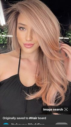 Summer 24 Hair Trends, Hair Color Ideas For Blondes For Fall, Apricot Blonde Hair, Peach Blonde Hair, Styling Hairstyles, Peach Blonde, Cute Summer Hair, Gold Blonde Hair