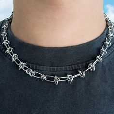 Material: Zinc Alloy Wire Choker, Hip Hop Trends, Tooth Charm, Trend Jewelry, Collar Neck, Estilo Hip Hop, Neck Chain, Chain Choker Necklace, Necklace For Men