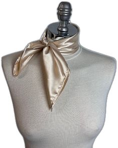 Satin Neck Scarf, Neck Tie Women, Beige Scarf, Tie Women, Neck Scarf, Square Scarf, Other Colors, Neck Tie, On Demand