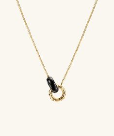 Points will be made. Build your look with the strongest shape—and let it embolden everything else. Handcrafted in 18k gold vermeil featuring black enamel. Enamel Necklaces, Accessories Jewelry Necklace, Black Enamel, Gold Vermeil, Solid Gold, Gold Jewelry, Jewelry Collection, Jewelry Accessories, 18k Gold