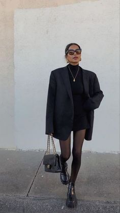 Pose Mode, Adrette Outfits, Blazer Outfit, Looks Street Style, Looks Black, Mode Inspo, Blazer Outfits, 가을 패션, Autumn Outfit