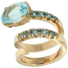 Ring in 18k rose gold with Blue Topaz (oval cut, size: 10x13 mm; round cut, size:2,5 mm) Don't you love the cocktail rings? We love them very much, we love the colour . Gorgeous ring with special blue topaz made in Italy by Stanoppi Jewellery since 1948. Size of ring: EU 12 - USA 7 g.16,80 All Stanoppi Jewelry is new and has never been previously owned or worn. Each item will arrive at your door beautifully gift wrapped in Stanoppi boxes, put inside an elegant pouch or jewel box. Luxury Multicolor Round Topaz Ring, Elegant Pouch, Blue Ring, Jewel Box, Blue Topaz Ring, Topaz Ring, Blue Rings, Cocktail Rings, 18k Rose Gold