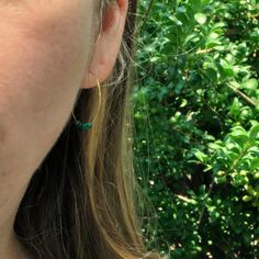 Delicate hoops — choose gold or silver, economical plated or luxe gold filled — with chunky malachite beads. Equally earthy and ethereal, perfect for every day. 25mm (about 1") gold-plated hoops with 2x3mm Malachite beads 25mm (about 1") gold-filled hoops with 2x3mm Malachite beads 25mm (about 1") silver-plated hoops with 2x3mm Malachite beads packaged on a hand-stamped kraft earring card in a clear resealing bag Not sure which gemstone to choose? This blog post might help: Get Your Woo-Woo on w Cheap Green Hoop Earrings, Spiritual Hoop Earrings With Ear Wire, Minimalist Everyday Hoop Earrings With Natural Stones, Everyday Minimalist Hoop Earrings With Natural Stones, Nickel-free 14k Gold Filled Hoop Jewelry, Gold Bohemian Jewelry With Malachite, Gold Bohemian Malachite Jewelry, Small Hoop Earrings With Natural Stones For Everyday, Everyday Small Hoop Earrings With Natural Stones