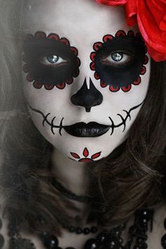 Cute Halloween Makeup Den Mrtvých, Day Of Dead