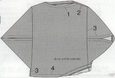 an image of a sewing pattern for a shirt