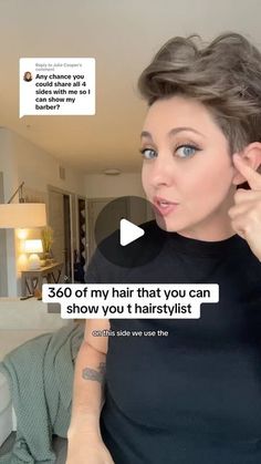 Styling Ear Length Hair, Fall Pixie Cut And Color, Pixie Hair Updo Easy, Boho Pixie Hair, Pixie Styling Ideas, 360 Pixie Haircut, How To Style A Pixie, Auburn Pixie Haircut, Pixie Cut For Thinning Hair