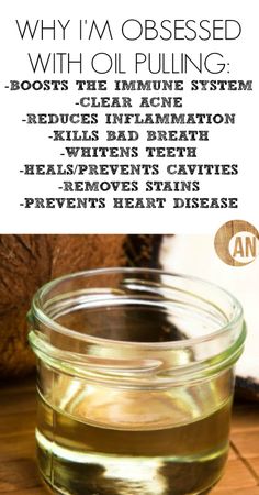 Oil pulling is just swishing oil around your mouth for about twenty minutes. Since it has antibacterial, anti-fungal and anti-viral properties, coconut oil is a favorite to use (and tastes best). It’s actually an ancient Ayurvedic tradition that has ancestral roots. Like … Ancestral Nutrition, Coconut Benefits, Coconut Oil Uses, Health And Beauty Tips, Natural Medicine, Oral Health, Belleza Natural, Health Remedies