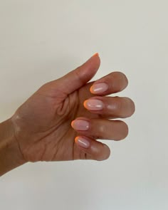 20 Latest Thin French Tip Nail Designs To Try In 2024! 14 Modern French Nails Almond, French Manicure Colored Tips, French Tip Nail Colors, French Nails Color, Modern French Nails, Summer French Tips, Modern Nail Designs, Summer French Manicure, Colored French Nails