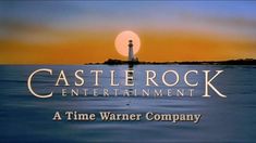 the title for castle rock entertainment's film, a timewarner company