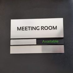 the meeting room is available for all guests to sign up and take their seats in