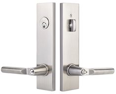 an image of two door handles on a white background