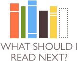 the logo for what should i read next? with books stacked on top of each other