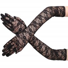 Skeleteen Long Black Elegant gloves are a great costume accessory for Halloween and dress-up. This Formal glove is 17" Long and is made of a stretch lace, so it can fit most. Ideal accessories for a ball gown or a dressy tea party costume. Skeleteen items are made of tested materials that are non-toxic and safe. Winter Party Fitted Costume Accessories, Fitted Winter Costume Accessories For Party, Fitted Winter Party Costume Accessories, Fitted Costume Accessories For Halloween Evening, Black Costume Accessories For Party, Elegant Fitted Winter Costume Accessories, Fitted Black Costume Accessories For Party, Black Costume Accessories For Winter Parties, Tea Party Gloves