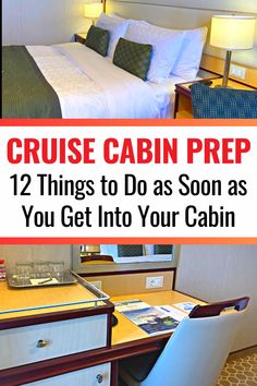 cruise cabin prep 12 things to do as soon as you get into your cabin