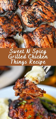 Prepare to excite your palate with our Sweet and Spicy Grilled Chicken Thighs. This recipe showcases juicy chicken thighs soaked in a mouthwatering marinade that perfectly balances sweetness and heat. It's a flavorful experience that will leave you wanting more.