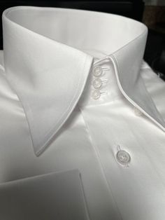 #ad Top Rated MorCouture White 3 Button High Collar Shirt(flat cotton), Fashion Mens Clothing White Shirt With Hidden Button Closure For Spring, Slim Fit Shirt With Casual Collar And Placket, Classic Single Breasted Collared Blouse, Slim Fit Dress Shirt With Casual Collar, Elegant Single Breasted Tops, Elegant Single Breasted Button-up Top, Classic Single Breasted Button-up Top, Fitted Cotton Dress Shirt With Casual Collar, Business Tops With Spread Collar And Placket