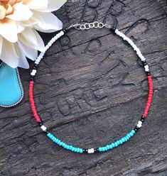 Making Beaded Necklaces, Western Beaded Jewelry, Western Beaded Necklace, Western Jewelry Necklace, Rodeo Jewelry, Western Bracelets, Seed Bead Choker, Bead Choker Necklace, Country Jewelry