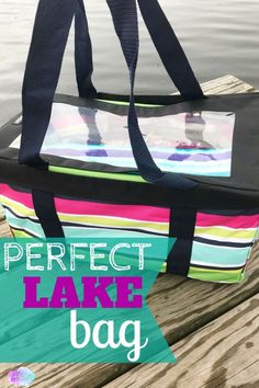 the perfect lake tote bag is an easy and practical way to keep your belongings organized