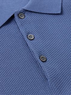 Canali's casual designs are equally as well-made as its renowned tailoring. This polo shirt has been knitted in Italy from cotton-piqué and fastens with a trio of shell buttons. Wear yours with the label's laid-back trousers or shorts. Polo Shirt White, Polo Sweater, Shell Buttons, Pique Polo Shirt, Casual Design, Cotton Polo Shirt, Cotton Polo, Formal Shirts, Short Sleeve Polo