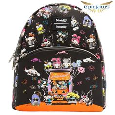 Loungefly Hello Kitty And Friends Halloween Costumes Mini Backpack Brand New With Tags Size: Mini / Approx. (9" W X 10" H X 4" D) Our Reputation Is Extremely Important, And We Are Devoted To Ensure You Can Buy With Confidence Any Questions Feel Free To Contact Us Black Backpack For Theme Parks, Cute Halloween Travel Backpack, Black Backpack For Theme Park, Cute Halloween Backpack For Everyday Use, Cute Halloween School Backpack, Cute Black Bags For Halloween, Fun Black Standard Backpack, Fun Black Bags For Back To School, Playful Black Backpack For Everyday Use