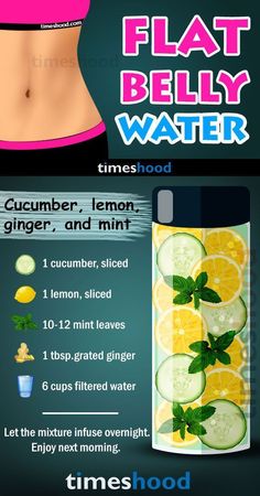 Flat Belly Water, Flat Belly Detox Water, Flat Belly Detox, Resep Smoothie, Resep Diet, Detox Water Recipes, Trening Fitness, Slim Fast