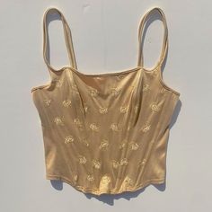 Top Png, Yellow Tops, Tube Tops, Gold Top, Golden Yellow, Looks Vintage