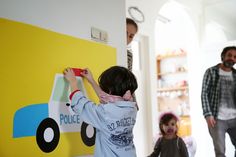 My Lovely Mess: POLICE birth day party Cops And Robbers Birthday Party Ideas, Pin The Badge On The Police Officer Game, Police Birthday Party Games, Siren Game, Birthday Party For Men, Police Themed Birthday Party