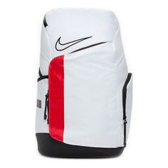 Nike Elite Pro Large Capacity Basketball schoolbag backpack White Black BA6164-100 (Unisex) Nike Elite Backpack, Elite Backpack, Basketball Accessories, Basketball Bag, Backpack Outfit, Basketball Season, Nike Elite, Cute School Supplies, Nike Basketball