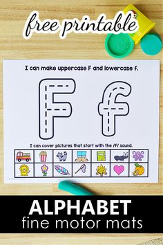 the letter f worksheet for preschool and toddlers to learn how to use it