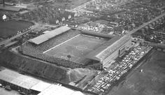 an aerial view of the old stadium