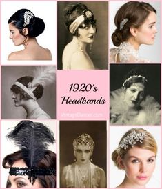 1920s Accessories, Style Année 20, 1920s Headband, Gatsby Headpiece, Flapper Headpiece, Hair Comb Clips, Flapper Headband