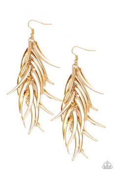 Tasseled Talons Gold - Paparazzi Accessories Tassel Earring, Fish Hook Earrings, The Ear, Sell Gold, Paparazzi Accessories, Paparazzi Jewelry, Affordable Jewelry, Gold Bar, Stunning Jewellery