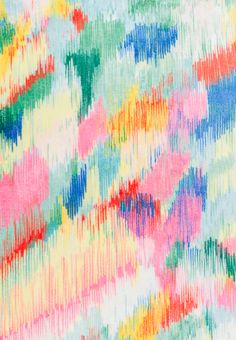 multicolored abstract art print on fabric