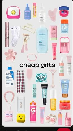 a poster with the words cheap gifts on it