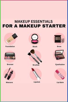 Overall, these makeup essentials are perfect for anyone starting with makeup and building a basic makeup kit. #MakeupStarterKit #Essentials #BeginnersMakeup Natural Makeup Starter Kit, Beginner Make Up Kit, Basic Makeup Essentials List, Basic Makeup Essentials For Beginners, Makeup Essentials For Beginners List, Beginners Makeup Kit List, Starter Makeup Kit, What Makeup To Buy For Beginners, Makeup To Buy For Beginners