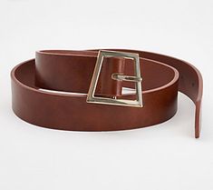 Complement your personal style with this striking geometric belt, adding a modern touch to your outfit. From Susan Graver. Spring Leather Belt With Buckle Closure, Trendy Brown Belts With Buckle Closure, Trendy Brown Belt With Buckle Closure, Trendy Brown Belt For Workwear, Chic Brown Belt With Buckle Closure, Trendy Adjustable Faux Leather Belt, Modern Belts With Buckle Closure For Work, Chic Office Belt With Buckle Closure, Chic Fall Belts