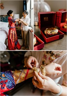 Chinese Wedding Photos, Chinese Bride, Chinese Gold, Traditional Chinese Wedding, Bella Collina