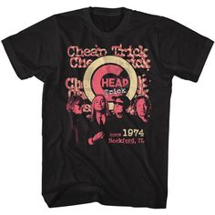 Classic Rock Style: CHEAP TRICK T-ShirtTap into rock 'n' roll history with our Officially Licensed Cheap Trick Classic Logo T-Shirt. This is an absolute must-have for any iconic American rock band fan.Crafted from high-quality materials, our t-shirt offers unrivaled comfort and a relaxed fit, perfect for day-to-day wear or rocking out at your next concert. The durable fabric ensures that this tee stands the test of time, just like Cheap Trick's timeless music.The classic design pays tribute to t Vintage Rock Shirt, Cheap Trick, Rock N Roll Music, Disney Stars, Vintage Rock, Rock Shirts, Band Shirts, Yoga Clothes, Online Clothing