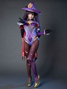 *You can click here for getting the 104（Asian）size.
Includes:
A hat
A cloak
A jumpsuit
A decoration
A choker
A bow-knot
A pectoral
A leg decoration
A pair of headwears
A pair of sleeves
A pair of gloves
Material: Lining, feminine, uniform, Pleather, spandex
Size: All size Purple Anime Cosplay Costume For Halloween, Purple Anime Cosplay Costume For Costume Party, Fantasy Purple Costume For Costume Party, Anime Style Purple Cosplay Costume For Costume Party, Fantasy Costume For Costume Party In Purple, Anime Style Purple Cosplay Costume For Party, Anime Style Purple Halloween Costume, Purple Fantasy Costume For Cosplay Events, Fantasy Purple Costume For Cosplay Events