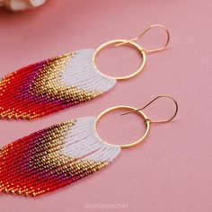 Cleaning Fabric, Beaded Fringe Earrings, Short Fringe, Jewelry Care Instructions, Bead Loom Patterns, Beaded Jewelry Patterns, Beaded Fringe, Simple Earrings