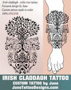 an advertisement for the tattoo studio, which sells tattoos and other items to people in their area