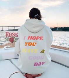 If your size is not in stock please reach out so we can double check for you! For more like this checkout our other listings and ♥ our shop for more discounts, coupons, and latest drops!  https://www.etsy.com/ca/shop/RoseShopbyEve Size up 1-2 sizes for an oversized fit or looser fit! If you are S get M or L for loose/oversized look. If you are L get XL or 2XL. Quality comfortable apparel is guaranteed to make a perfect gift for a loved one or yourself! ♥ Please reach out to us if there is any pr Oversized Graphic Hoodie, Sunset Hoodie, Vsco Hoodie, Positive Hoodie, Preppy Sweatshirts, Chasing Sunsets, Hoodie Aesthetic, Trendy Hoodies, Aesthetic Hoodie