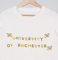 Elevate your college style with our personalized Comfort Color Crewneck Sweatshirt, the perfect addition to your university apparel collection. This embroidered sweatshirt makes a thoughtful graduation gift for students. 🎓 Personalized Perfection: Customize this cozy sweatshirt with your college name, initials, or graduation year for a unique and meaningful touch. 💙 Trendy and Comfortable: Our Comfort Color Sweatshirt is crafted for both style and comfort, featuring a relaxed fit and soft fabr Varsity T-shirt With Letter Embroidery For College, Varsity T-shirt With Letter Embroidery, Varsity Tops With Embroidered Graphics For Campus, Varsity Tops With Embroidered Logo For Campus, Varsity Style Embroidered Tops For Campus, Varsity Letter Embroidery Sweatshirt For Campus, Varsity Sweatshirt With Letter Embroidery For Campus, Varsity Style Letter Embroidery Sweatshirt For Campus, Varsity Style Sweatshirt With Letter Embroidery For Campus