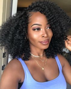 braids hairstyles 2018 kids Blk Hairstyles, Curly Crochet Hair, Curly Hair Black, Natural Hairstyles For Black Women, Curly Crochet Hair Styles, Vacation Hairstyles, Crochet Styles, Curls Hairstyles