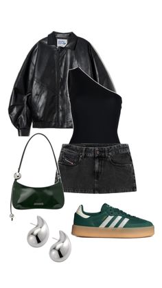 Looks Pinterest, Looks Street Style, Outfit Trends, Mode Inspo, Green Shoes, 가을 패션, Looks Vintage