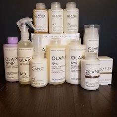 The Complete Olaplex System (Every Item From Olaplex) Including Olaplex Traveling Stylist No. 1 & No. 2 1 Of Each Retail Size Bottles ( 11 Pack ) Amazing Deal For The Holidays Kit Includes: Full Size No. 0 Intensive Bond Builder (155 Ml / 5.2 Fl Oz) Full Size No. 3 Hair Perfector Take Home (100 Ml / 3.3 Fl Oz) Full Size No. 4 Bond Maintenance Shampoo (250 Ml / 8.5 Fl Oz) Full Size No. 4p Blonde Enhancer Toning Shampoo (250 Ml / 8.5 Fl Oz) Full Size No. 5 Bond Maintenance Conditioner (250 Ml / 8.5 Fl Oz) Full Size No. 6 Bond Smoother (100 Ml / 3.3 Fl Oz) Full Size No. 7 Bonding Oil (30ml/ Net 1 Fl Oz) Full Size No. 8 Bond Intense Moisture Mask (100 Ml / 3.3 Fl Oz) **Full Size Travel Kit Of Olaplex Shampoo, Hair Repair Treatments, Shampoo Brands, Toning Shampoo, Clarifying Shampoo, Color Treated Hair, Hair Routines, Hair Serum, Treated Hair