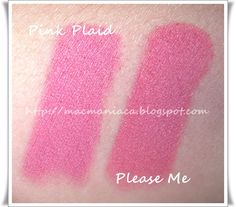 Mac Pink Plaid, Permanent Lipstick, Please Me, Love Makeup, Pink Plaid, Blogger Themes, Makeup Products, Health And Beauty, Mac